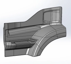 Left Front Wing for KAMAZ Truck 65205-8403017