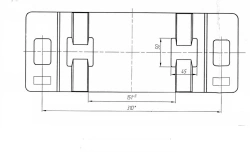 Cast Type 2 Pad KBL-65 for Rail Fastenings