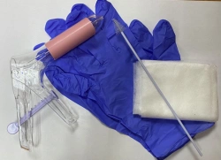 Feminine Gynecological Examination Set for Cervical and Vaginal Samples, Disposable Sterile, L Size