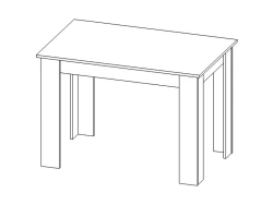 Wooden Dining Table for Living Room and Dining Room Model C 10