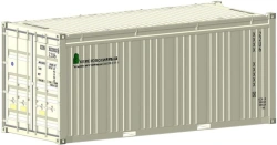 Removable Roof Container for Dry Cargo Transport Model KSK-24