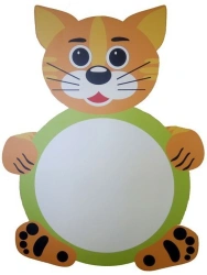 Cat-Shaped Mirror for Home and Preschool Use, Model M07