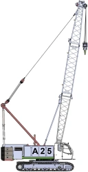 Crawler Crane A25 with Cabin 131.17.00.000 and Eurasian Engines