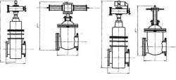 Steel Wedge Gate Valve with Manual, Electric, and Pneumatic Control ZS