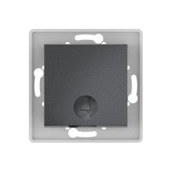 CADUCEUS ALING PRESTIGE Hidden Installation Button Switch 10A, 250V~, Graphite, Model 6010.2