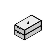 Wooden Wall-Mounted Cabinet - Time.S Furniture Set