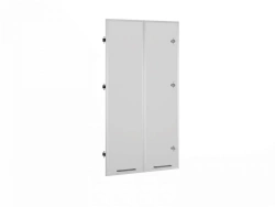 Glass Door Set in Aluminum Profile, Medium, Art. MP413
