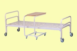 Folding Hospital Bed on Wheels