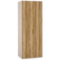 SOHO FCB-01.DS/DT 2-Door Wardrobe with Shelves (Oak Finish)