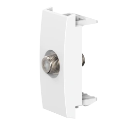 CADUCEUS ALING MODE Hidden Installation Satellite TV Socket F/F, 1M, White, Art. 6625.0