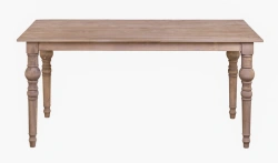 Wooden Dining Table with Beech Solid Base