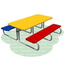Children's Table with Benches for Outdoor Play Areas - Romana 302.13.00