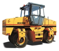 Dual-Drum Pneumatic Tire Roller for Asphalt and Bituminous Mixes DU-100