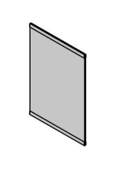 MDF Paneling with Rails for Office Partitions