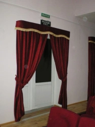 Functional Decorative Door Curtains with Pleat Tape