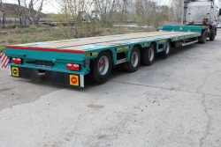 Semi-Trailer 9854 with Pneumatic Platform, Model 9854-0000040-01 to 06