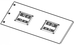 Ceiling Panel S.15-20.30.020 for Tram Interiors and Exteriors