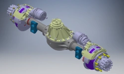 Rear Axle 231.2400012-02 for Heavy-Duty Vehicles