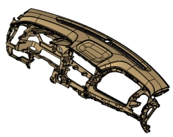 Dashboard Panel Frame for Air Supply and Safety Deployment (art. 84711-BW000IJT)