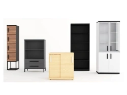 OASYS Modular Storage System for Custom Cabinets and Side Tables