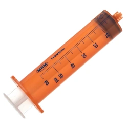 Single-Use 50 ml Luer-Lock Syringe with Light Protection