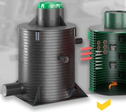 Modular Polymer Manhole for Sewer Systems