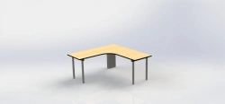 Customizable Metal Office Desk for Personalized Dimensions
