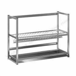 Kitchen Dish Drying Rack for Plates and Glasses PKSP