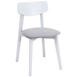 Wooden Frame Chair with Soft Seat - Olivia Model