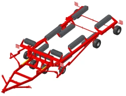 KKS-19 Ring-Toothed Roller for Field Surface Leveling