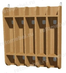 Wall-Mounted Towel Rack for 5 Towels