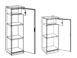 Metal Document Storage Cabinet with Compartment for Valuables RM 06/03