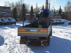 Multi-functional Truck with Hydraulic Crane KMA on Ural 4320 Base U0K02N-4Z040