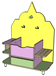 Wooden Furniture for Preschool Institutions: Sports Play Module