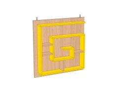 Children's Wall Shelf "Labyrinth" PN-L