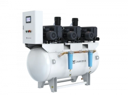 Oil-free Vacuum Station for Medical Use CADUCEUS VAC 3/360 D
