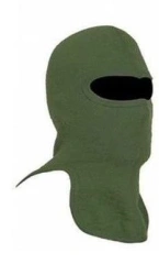 Half-fabric Black Knit Mask Hat for Special Forces Employees