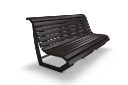 Designer Open-Frame Sofa with Polymer-Sand Composite