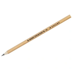 Hexagonal Graphite Pencil Krasin "Constructor" 7M (7B), Sharpened