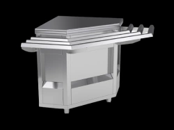 Professional Corner Counter PУ90-01 with Decorative Front Panel