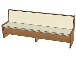 Malvina Sofa No. 4 (Semi-Soft) H260/NM10 for Preschool Play