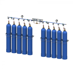 Automatic Oxygen Bypass Ramp for Ten Cylinders RPAK-10