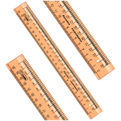 25cm Plastic Tailor's Ruler STAMM