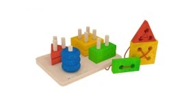 Geometric Colors and Shapes Stacking Toy - Model PИР-23
