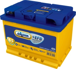 Lead-Acid Starter Battery 6ST-65VL ACOM EFB