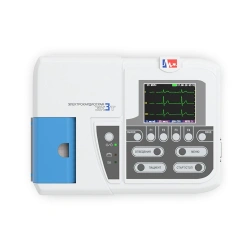 Miniature 1-3 Channel Electrocardiograph EK 3T-01-RD Model 2