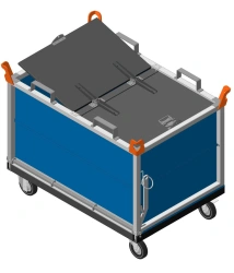 Metal Waste Collection and Transport Container Series 1728