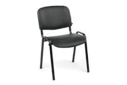 Soft-Back Chair with Metal Frame