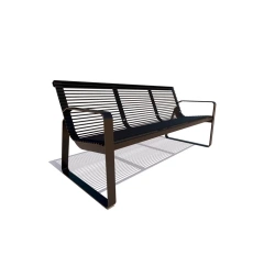 Belgorod Metal Bench with Durable Coating, Art. 77184