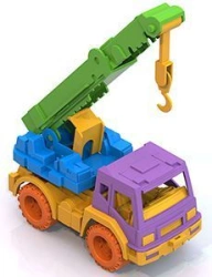 Kamaz Crane Toy with Extendable Ladder